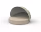 Vondom »VELA« Outdoor Daybed rund mit neigbarer Rückenlehne inkl. Faltdach