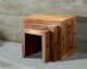 WOLFMÖBEL »Container« 3-Satz Tisch Cube