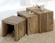 WOLFMÖBEL »Cube« Couchtischsatz Indien