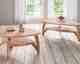 WOODLIVE »Ambra« Massivholz Couchtisch