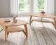 WOODLIVE »Ambra« Massivholz Couchtisch