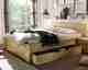 WOODLIVE »Cassetta« Massivholzbett mit Schublade Kernbuche