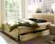 WOODLIVE »Cassetta« Massivholzbett mit Schublade Wildeiche