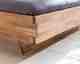 WOODLIVE »Cielo« Massivholzbett Wildeiche