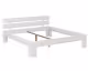 WOODLIVE »Easy« Massivholzbett Kernbuche weiss lackiert