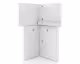 WOODLIVE »Easy« Massivholzbett Kernbuche weiss lackiert