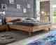 WOODLIVE »Livia« Massivholzbett Kernbuche