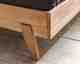 WOODLIVE »Livia« Massivholzbett Kernbuche