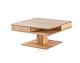 WOODLIVE Massivholz Couchtisch Quadro