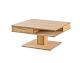 WOODLIVE Massivholz Couchtisch Quadro