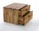WOODLIVE Massivholz Nachttisch I Wildeiche