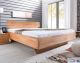 WOODLIVE Massivholzbett Cielo Kernbuche