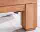 WOODLIVE Massivholzbett Rivo Kernbuche