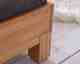 WOODLIVE Massivholzbett Rivo Kernbuche