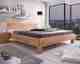 WOODLIVE Massivholzbett Rivo Kernbuche