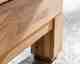 WOODLIVE Massivholzbett Rivo Wildeiche