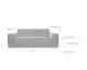 Zuiver 2,5-Sitzer Sofa Bor anthrazit