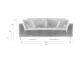 Zuiver Sofa Dragon Rib