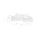 Zuiver Sofa Fiep grau
