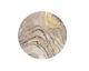 Zuiver »Solar« Teppich round grey/ochre