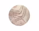 Zuiver »Solar« Teppich round grey/terra