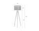 Zuiver Stehleuchte Tripod Webbing