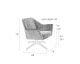 Zuiver »Uncle Jesse« Lounge-Sessel / Hocker