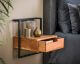 designline »Air-Solid« Massivholz Nachttisch l