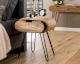 designline »Barrel« Massivholz Nachttisch