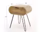 designline »Barrel« Massivholz Nachttisch
