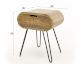 designline »Barrel« Massivholz Nachttisch