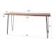 designline »Edge« Massivholz Bartisch