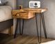 designline »Edge« Massivholz Beistelltisch