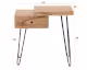 designline »Edge« Massivholz Beistelltisch