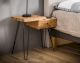 designline »Edge« Massivholz Beistelltisch