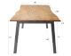 designline »Edge« Massivholz Esstisch