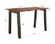 designline »Edge« Massivholz Stehtisch