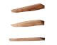 designline »Edge« Massivholz Wandregal 3er-Set