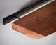 designline »Edge« Massivholz Wandregal Akazie