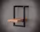designline »Edge« Massivholz Wandregal Metall/Akazie II