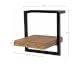 designline »Edge« Massivholz Wandregal Metall/Akazie IV