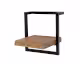 designline »Edge« Massivholz Wandregal Metall/Akazie IV