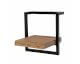 designline »Edge« Massivholz Wandregal Metall/Akazie IV