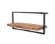designline »Edge« Massivholz Wandregal Metall/Akazie VII