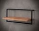 designline »Edge« Massivholz Wandregal Metall/Akazie VII