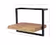 designline »Edge« Massivholz Wandregal Metall/Akazie VI