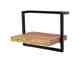 designline »Edge« Massivholz Wandregal Metall/Akazie VI