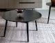 designline »Fabio« Couch- / Beistelltisch in Eiche schwarz