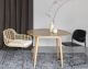 designline »Fabio« Esstisch rund in Eiche natur