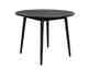 designline »Fabio« Esstisch rund in Eiche schwarz